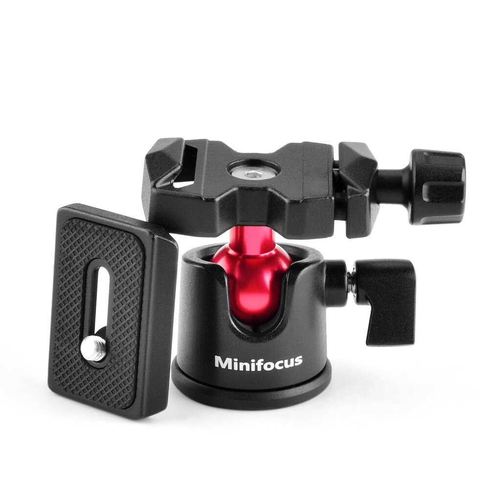 Kamera wideo statyw mini piłka głowy 360 stopni panoramiczny głowica kulowa Arca typu płytka szybki uwolnienie dla lustrzanka cyfrowa statyw kamery Monopod