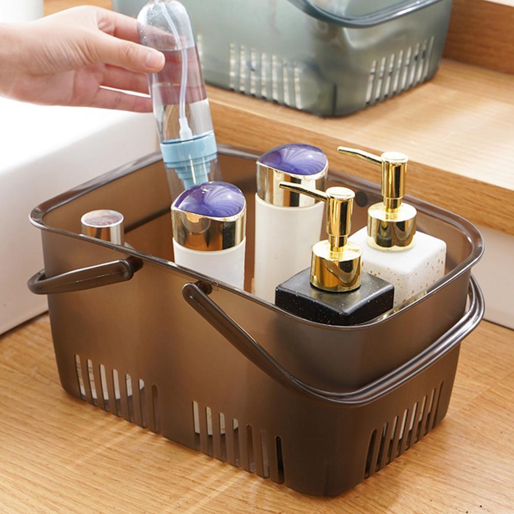 Practical Shower Caddy Bucket Handy Anti-deformed Water-proof Easy Carrying Shower Caddy Bucket