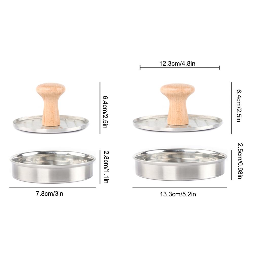 Exquisite Meat Press Nonstick Burger Press Hamburger Patty Maker 304 Stainless Steel Barbecue Tool Great For Making Patties