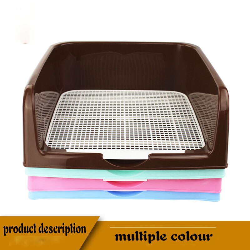 Draagbare Hond Wc, Honden Indoor Training Honden-Wc Dubbele Mobiele Plastic Te Schoon Teddy Dierbenodigdheden