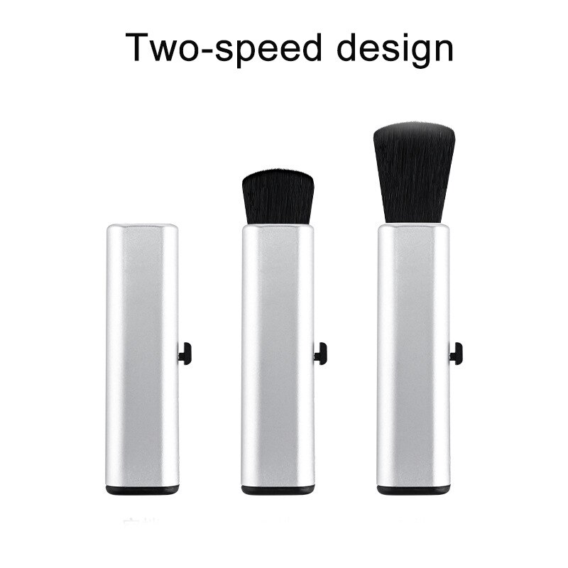 Car retractable cleaning brush Air Conditioner Computer cleaning brush telescopic keyboard plastic handle wool small brush