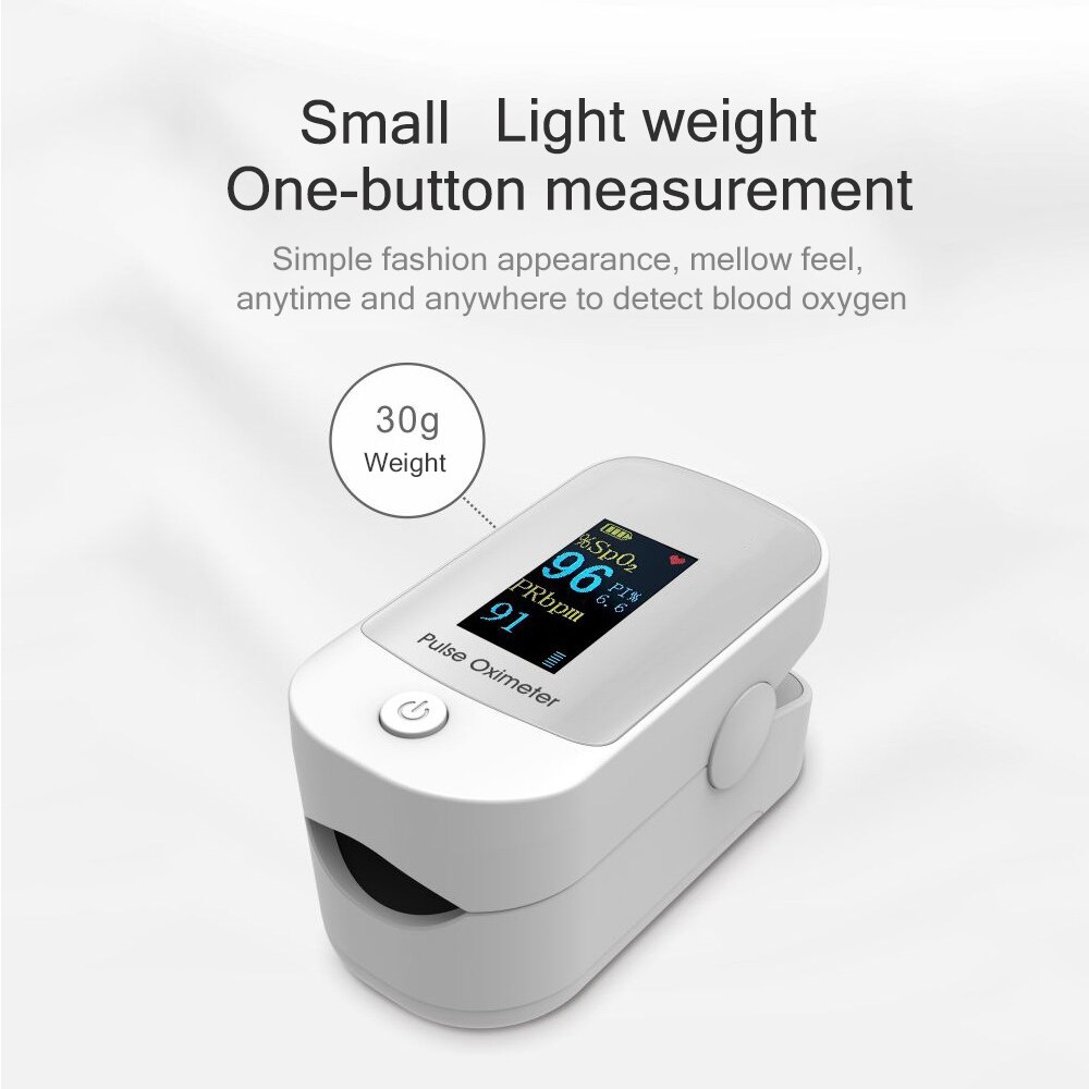 YAI Digital Fingertip Pulse Oximeter Blood Oxygen Saturation SPO2 Heart Rate Monitor Oxymeter Pulsioximetro Oximetros De Dedo