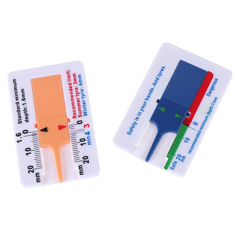 Mini Autoband Loopvlak Dieptemeter Meter Meten Loopvlak Brake Pad Band Dikte Meters Monitoring Kaart 0-20Mm