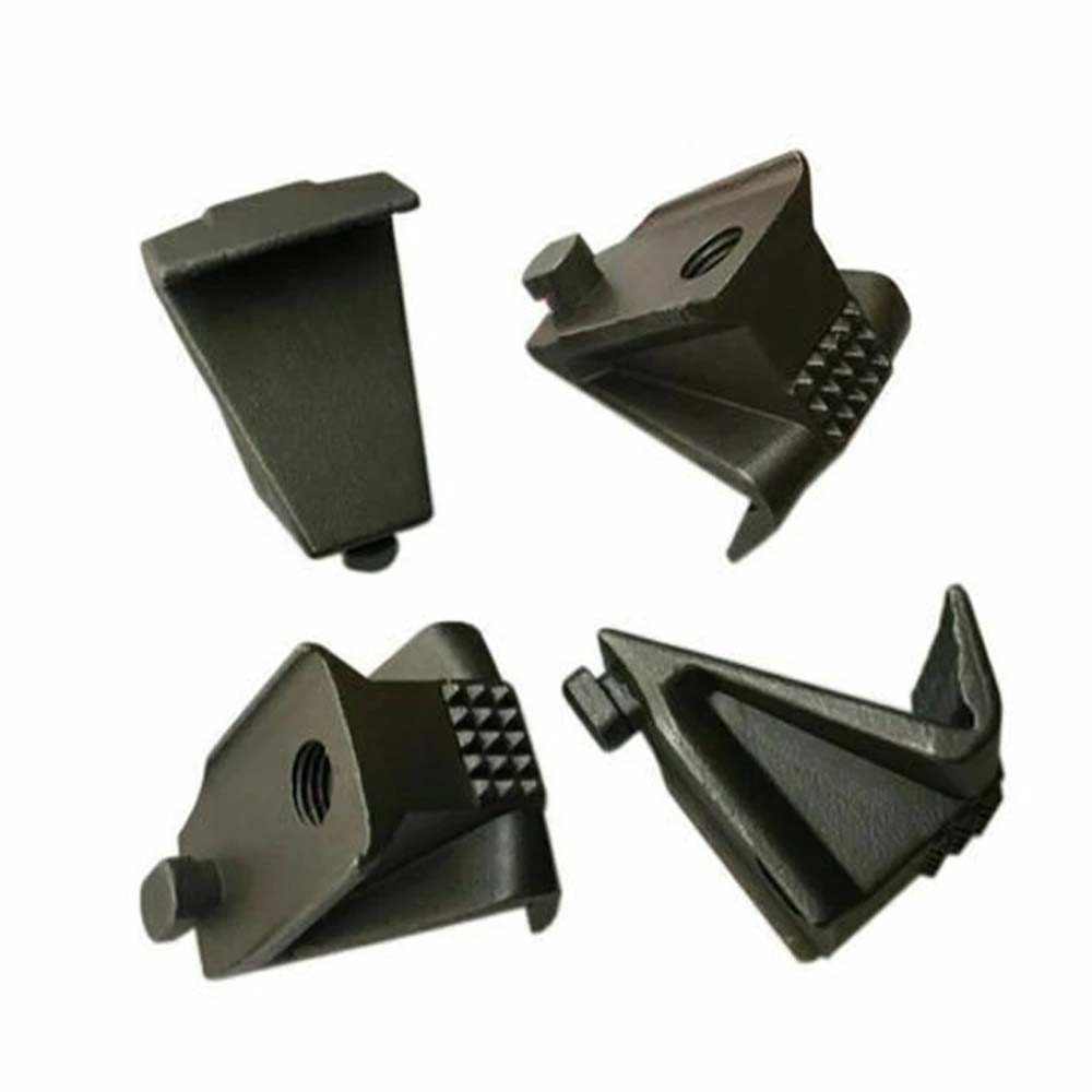 4pcs Tire Changer Machine Rim Clamp Metal Jaw Guard Motorcycle Wheel Repair Tool: Brown