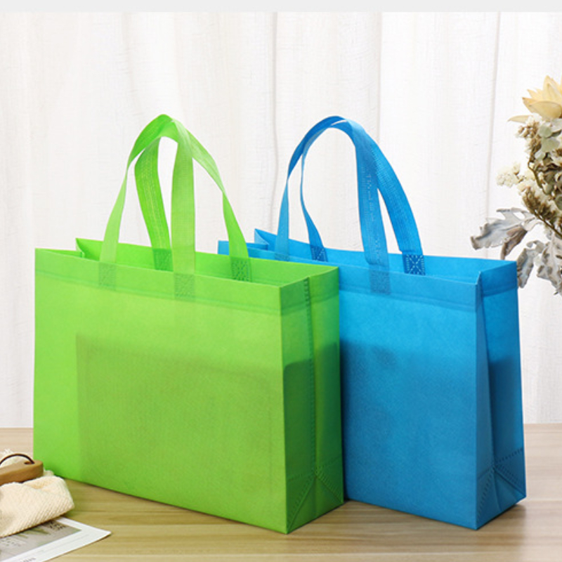 hoogwaardige herbruikbare opvouwbare boodschappentas Grote niet-geweven draagtas Opberghandtas Kruidenier Eco-vriendelijke tassen