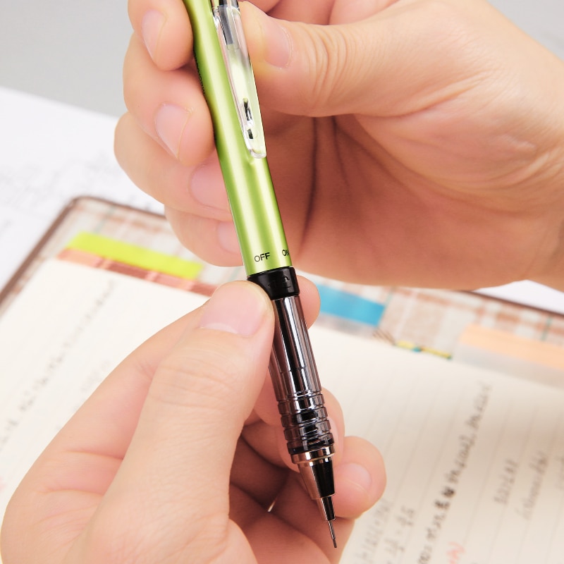 M&G AMPH5301 Low Center of Gravity Mechanical Pencil 0.5MM Metal Art Drawing Comics Pencil 1PCS