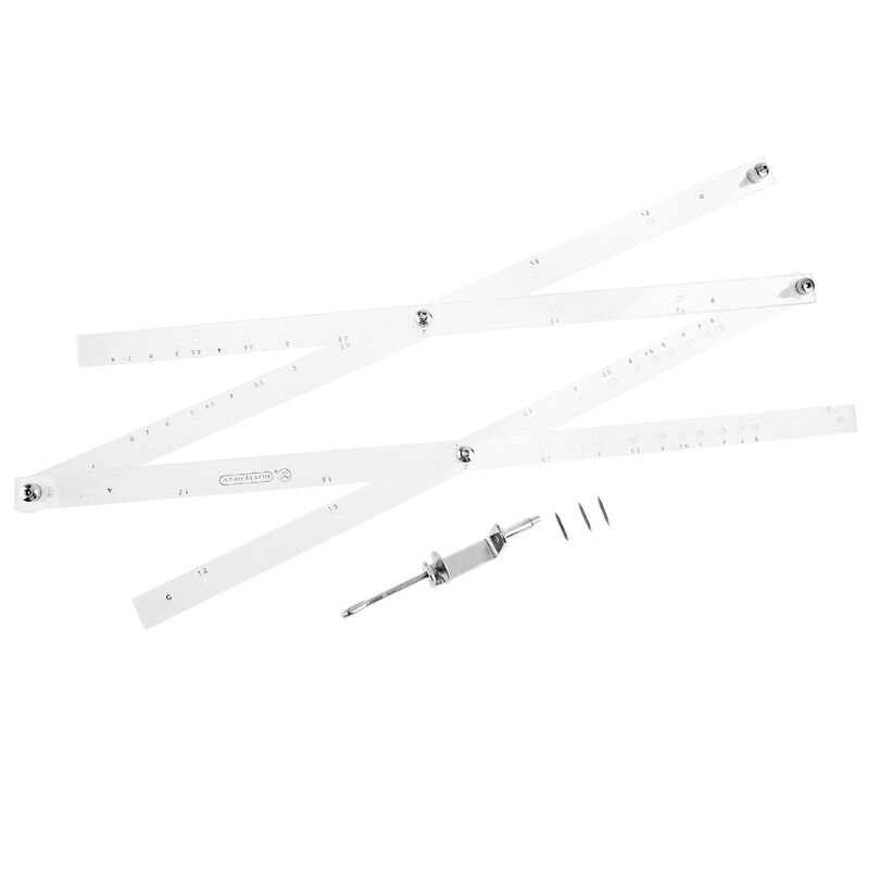 50cm Scale Excellent Folding Ruler Artist Pantograph Copy Rluers Draw Enlarger Reducer Tool for Office School Drawing