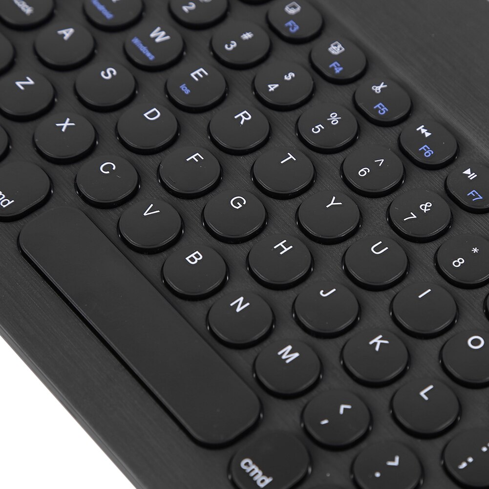Phone Tablet Wireless Keyboard Wireless Bluetooth-compatible Multi Device Keyboard Round Keycaps for iOS Android PC