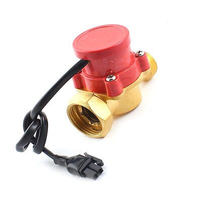 1/2BSP Male to 3/4BSP Female Water Fluid Flow Sensor Switch 0.75-5L/min 80W 220V