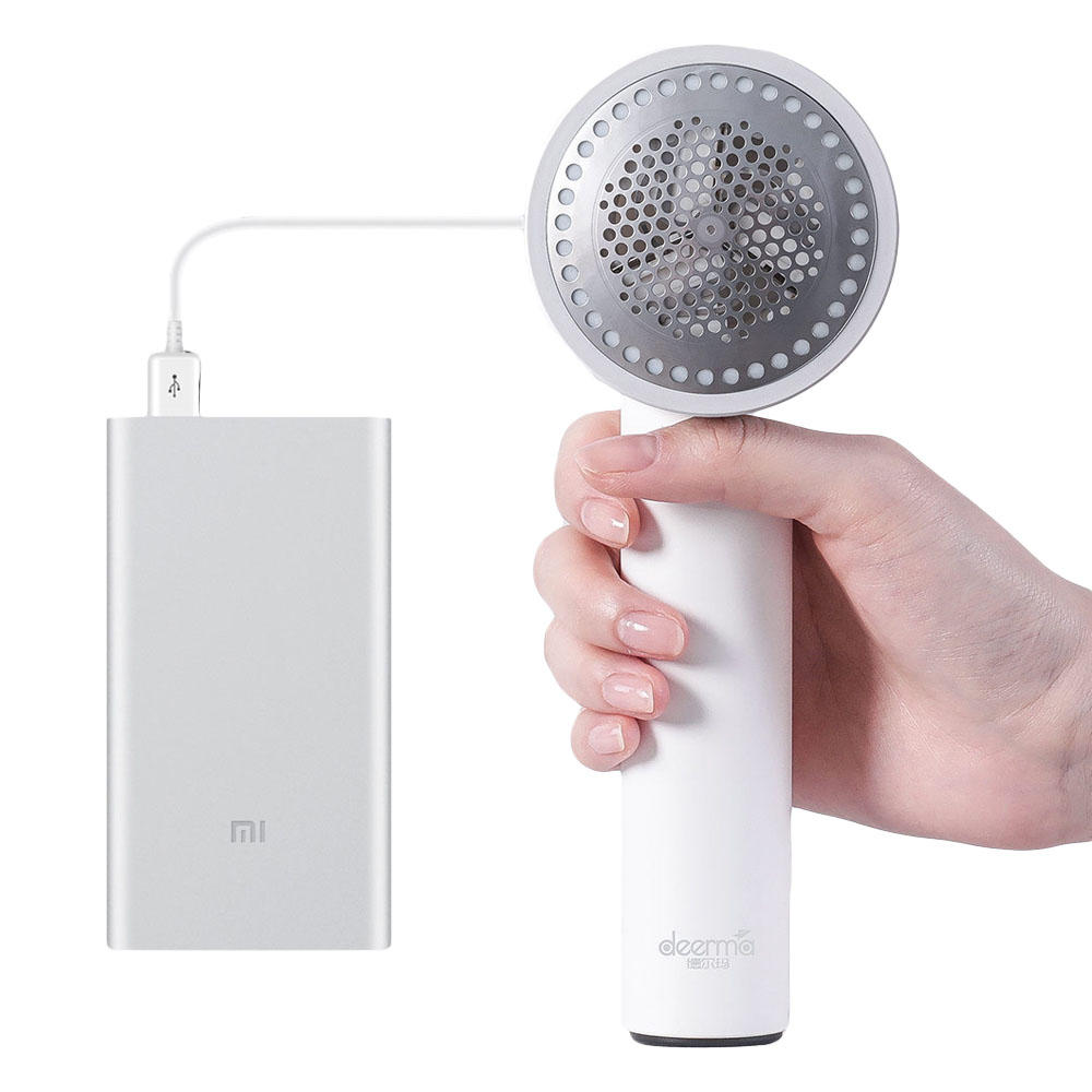 Xiaomi Deerma Lint Remover Clothes fuzz pellet trimmer machine portable Charge Fabric Shaver Removes for clothes Spools removal