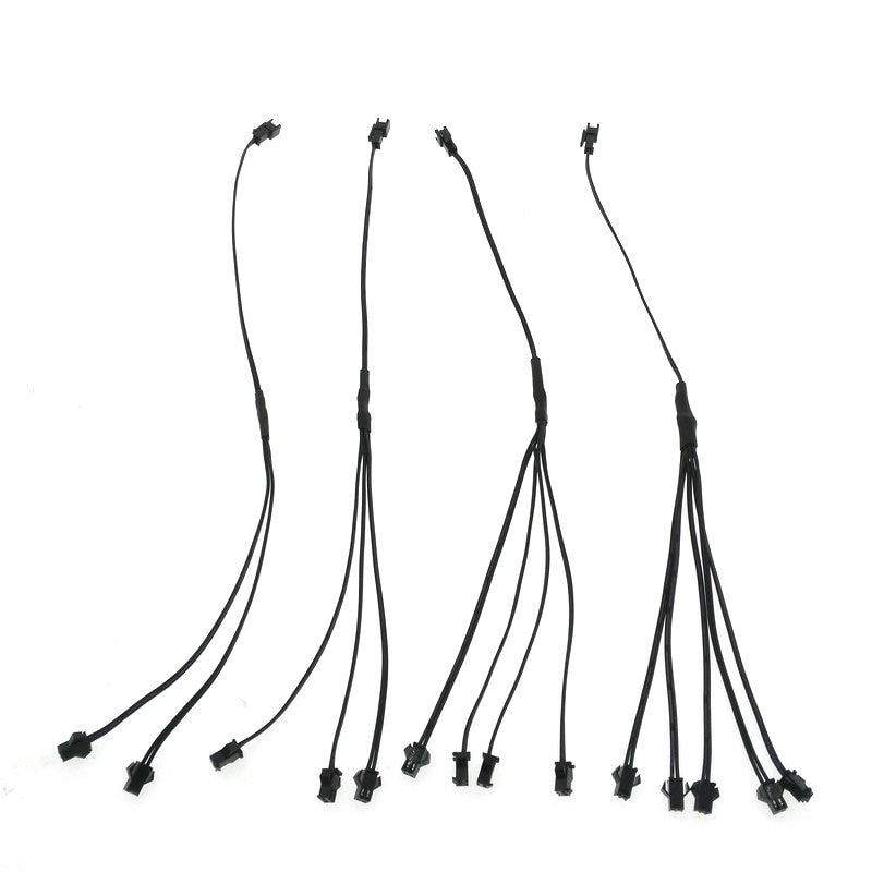 5/4/3/2 in 1 Splitter Kabel Voor EL Wire Neon Light LED Rope Strip Licht conected Met Inverter