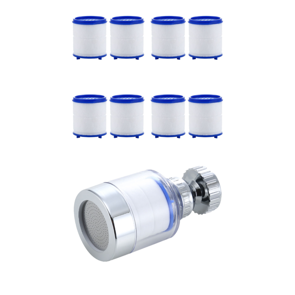 2-40Pc Kraan Waterfilter Element Verwijderen Chloor Zware Metalen Gefilterd Douches Hoofd Filtratie Zuiveraar Verzachten Hard Water