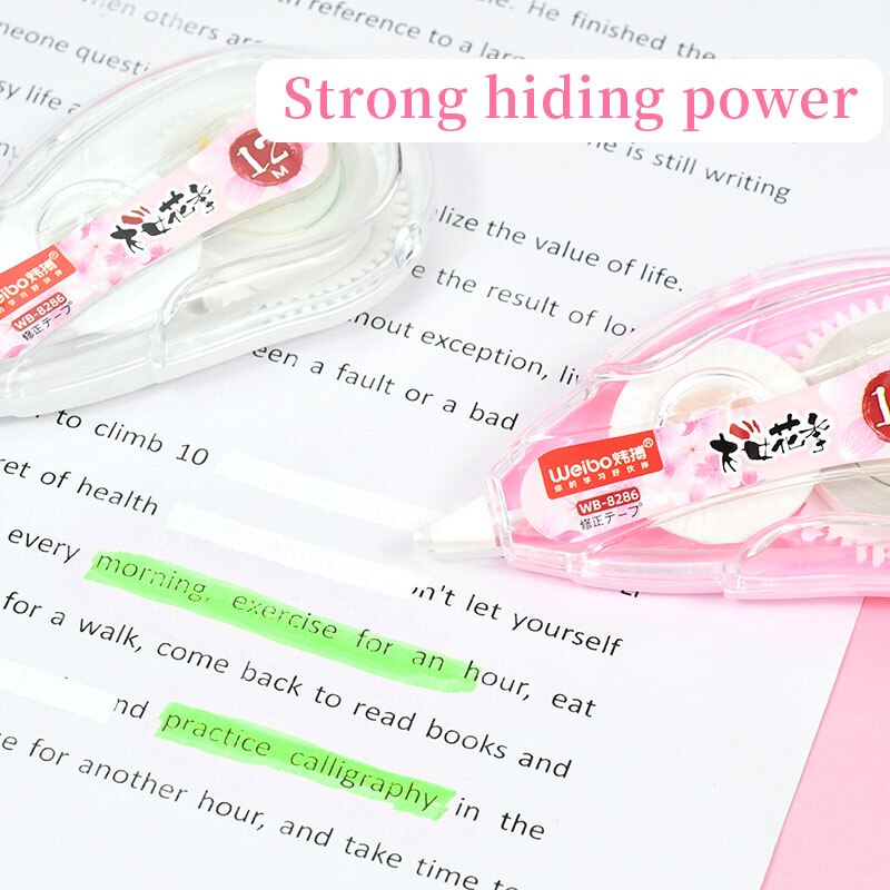 8286Correction Tape White OutCrraction Tape Corrector Tape School supply Office Supply Student Stationery Office Accessories