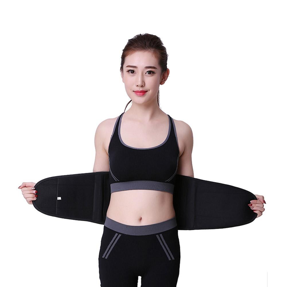 Cute Waist Belt Portable Gym Exercise Polyester Fiber Hit Color Adjustable Elastic Lumbar Protector for Office Home