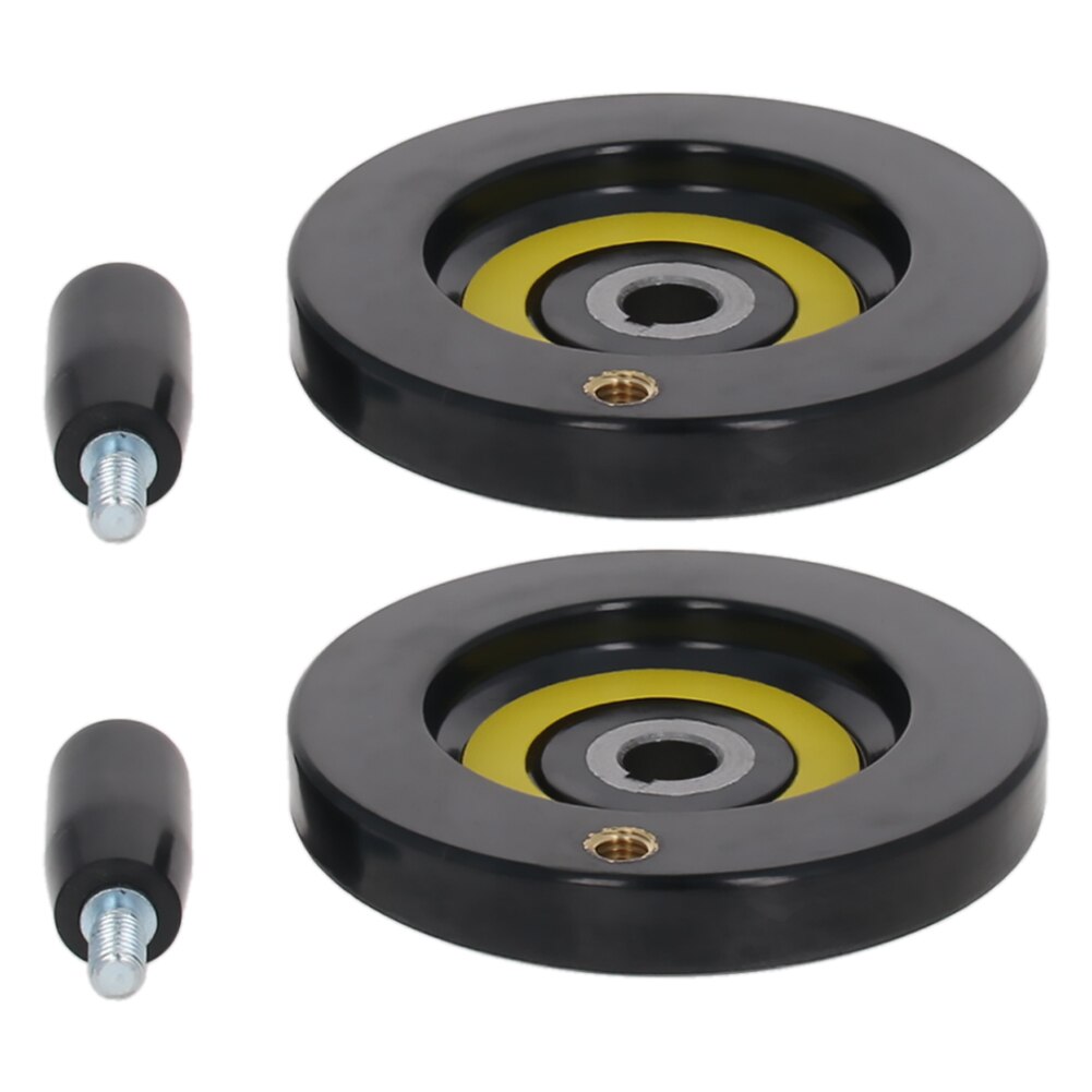 Roue à main à ondulation arrière 8 ~ 18mm, diamètre du trou Central, accessoires de Machine, usinage pour tour, fraiseuse, outils, 1 pièce/2 pièces: 10mm x80mm x2pcs