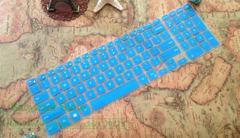 15.6 klawiatura silikonowa obudowa ochronna skóry dla Acer Aspire E5-511G E15 ES1-512 VN7-791G extensa 2508 ES1-531 EX2519 EK-571G: blue