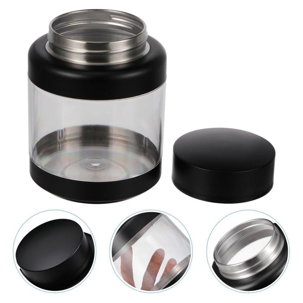 Stainless Steel Airtight Canister Kitchen Storage Container Cereals Storage Jar
