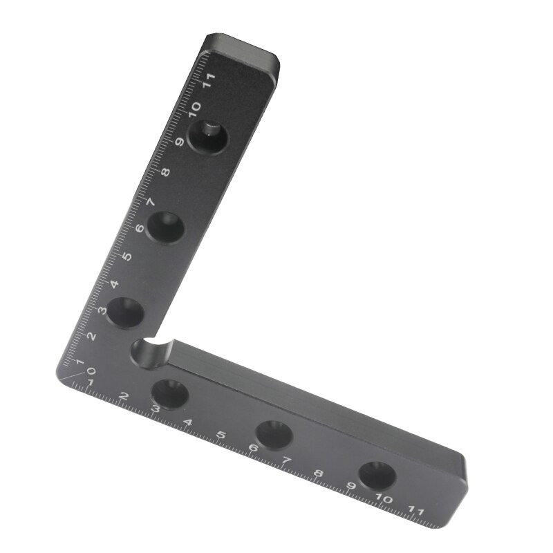 120X120Mm Aluminium Pleinen Haakse Heerser 90 Graden Positionering L Blok Vierkante 4.7 &quot;X 4.7&quot; Houtbewerking Timmerman Gereedschap: typeC