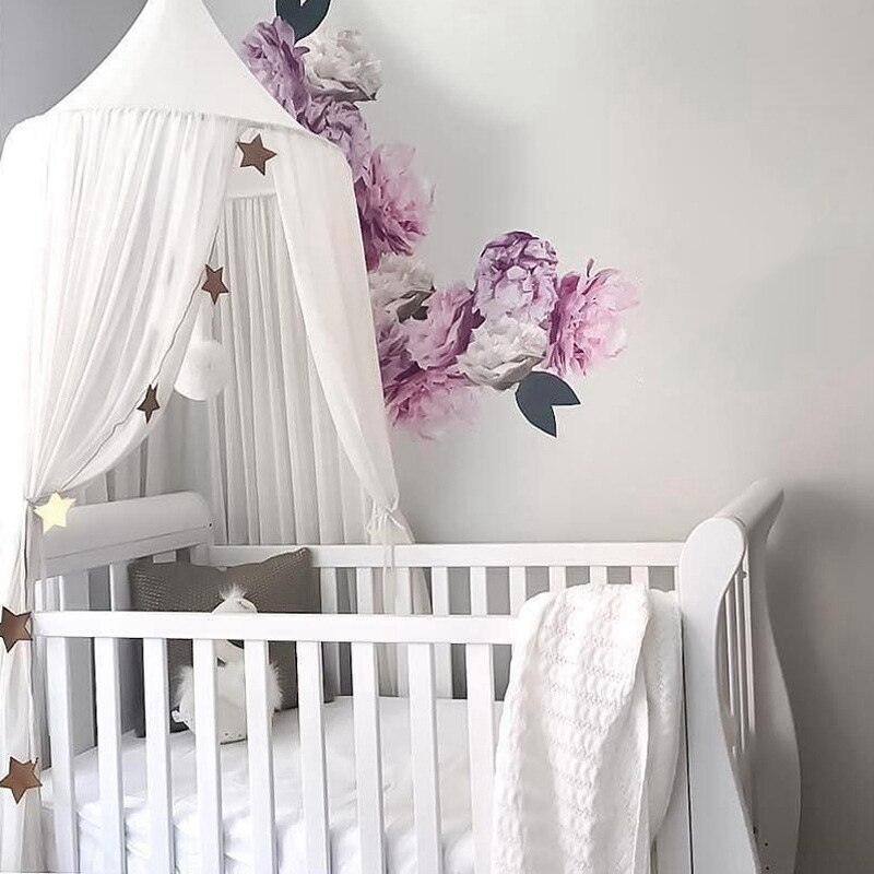 Cuna de bebé malla red para mosquitos para bebé niños niñas colgando Red de Mosquito para tiendas dosel jugar casa tienda decoración de la habitación de los niños