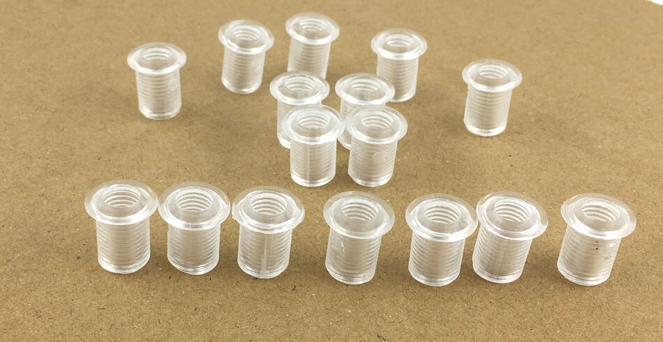 50 Stücke M10 Kunststoff Schrauben, 6mm See