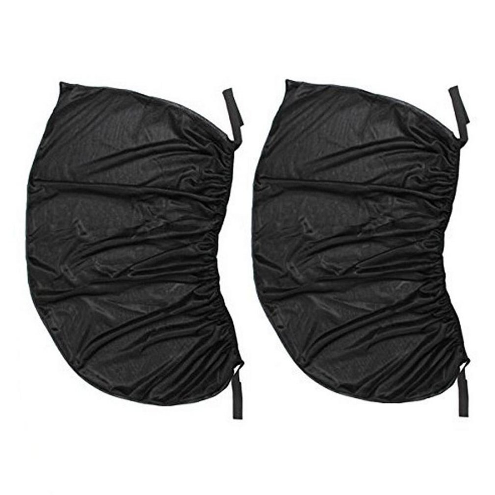 2PCS Car Side Window Sunshade Mesh Shade Sunscreen Anti-mosquito Light Shield Curtain Sunshade Window Cover