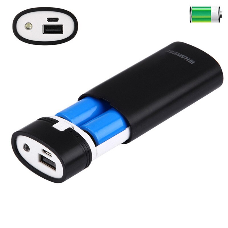 Universale dovuto 18650 contenitore di Batteria Portatile FAI DA TE USB mobile Accumulatori e caricabatterie di riserva del Caricatore pacchetto Scatola di Cassa di Batteria Accumulatori e caricabatterie di riserva kit di Caso di Immagazzinaggio