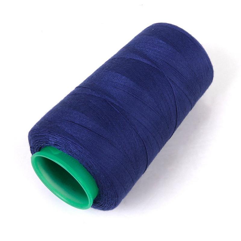 3000 yard Spool of Jeans 20S/2 Sewing Thread for Sewing Machine Dark Blue Line Industrial Polyester Thread Metre Cones