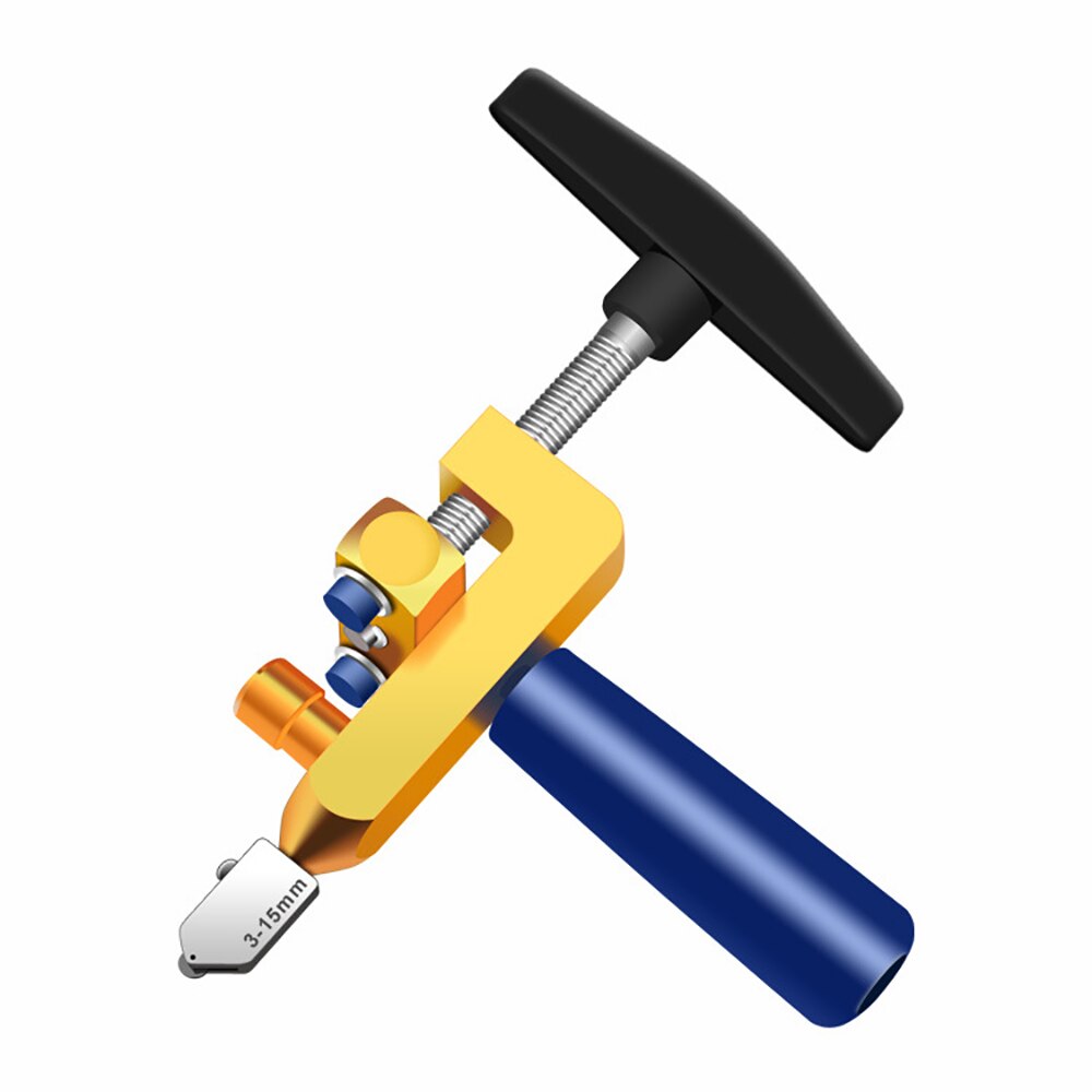Hand Held Manual Scribing Delimitation Glass Tile Opener Multi-Function Durable Roller Cutter Large Wheel Tools: Default Title