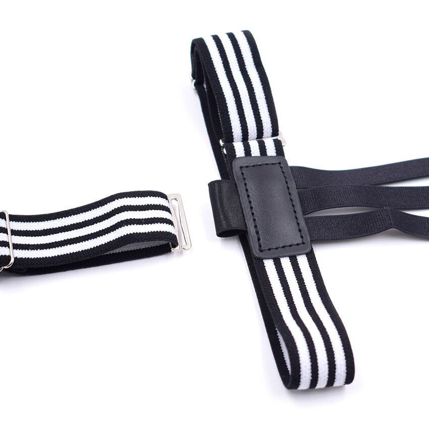 Trøje strømpebånd sok forbliver nederdel holder gentleman's ben seler skjorte seler elastisk ensartet rem skjorte strømpebånd