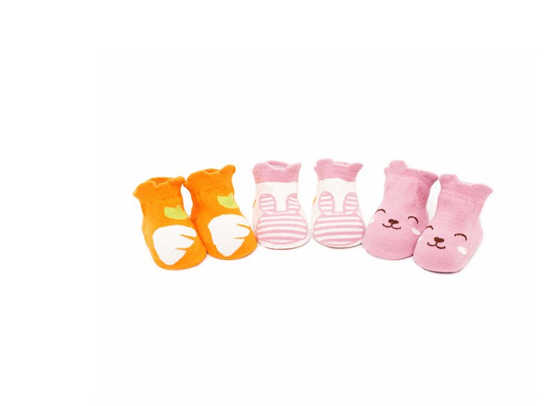 Gorący sprzedawanie skarpetki dziecięce trójwymiarowe kreskówka zwierząt dzieci chłopców dziewczyny łódź skarpetki 3 pary opakowanie dla dzieci skarpetki podłogowe