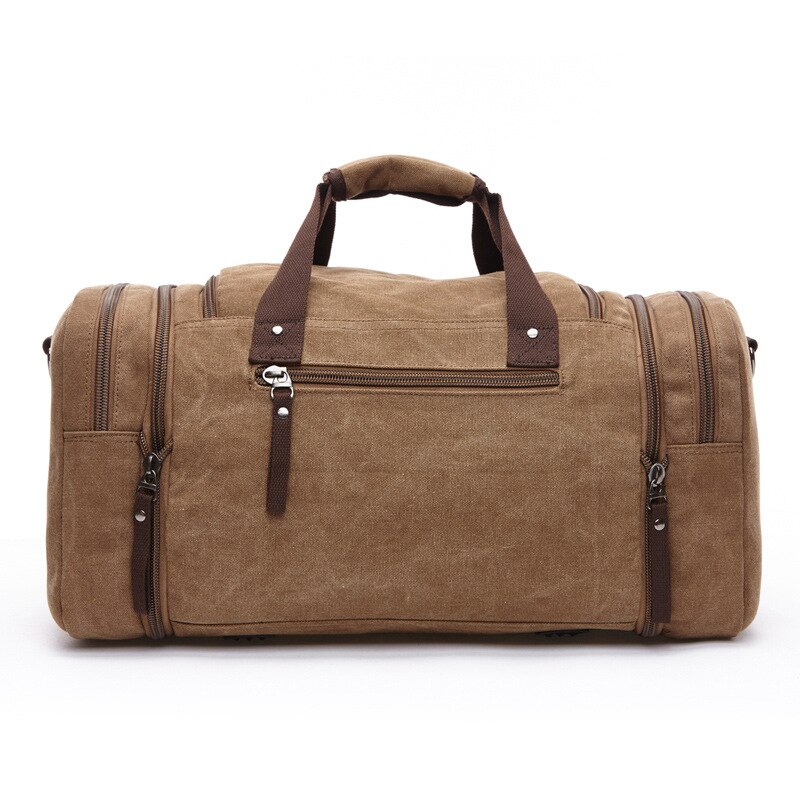 DB47 ! Multifunctionele Mannen Vintage Reistas Bolsa Canvas Grote Capaciteit Tote Draagbare Bagage Plunjezakken