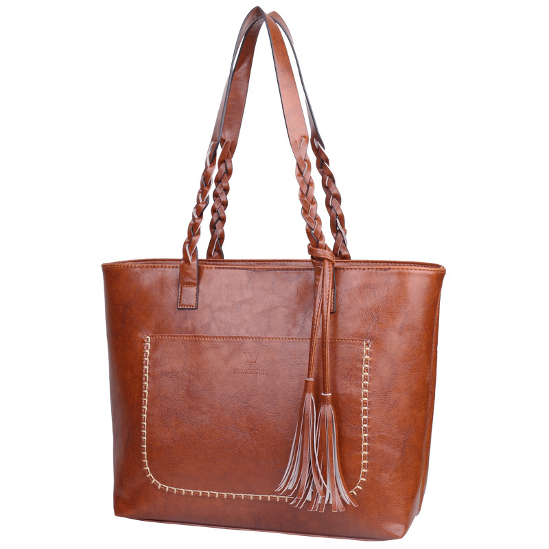 Trend Woman Package Handbag Bale Single Shoulder Tassels Bag