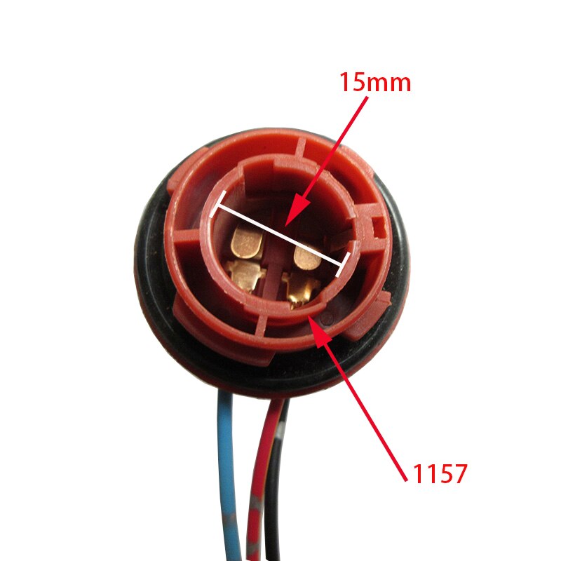 Support de lampe BAY15D, 2 pièces, lumière de freinage pour voiture, douille d'ampoule 1157, adaptateur P21/5W, connecteur de Base, accessoires