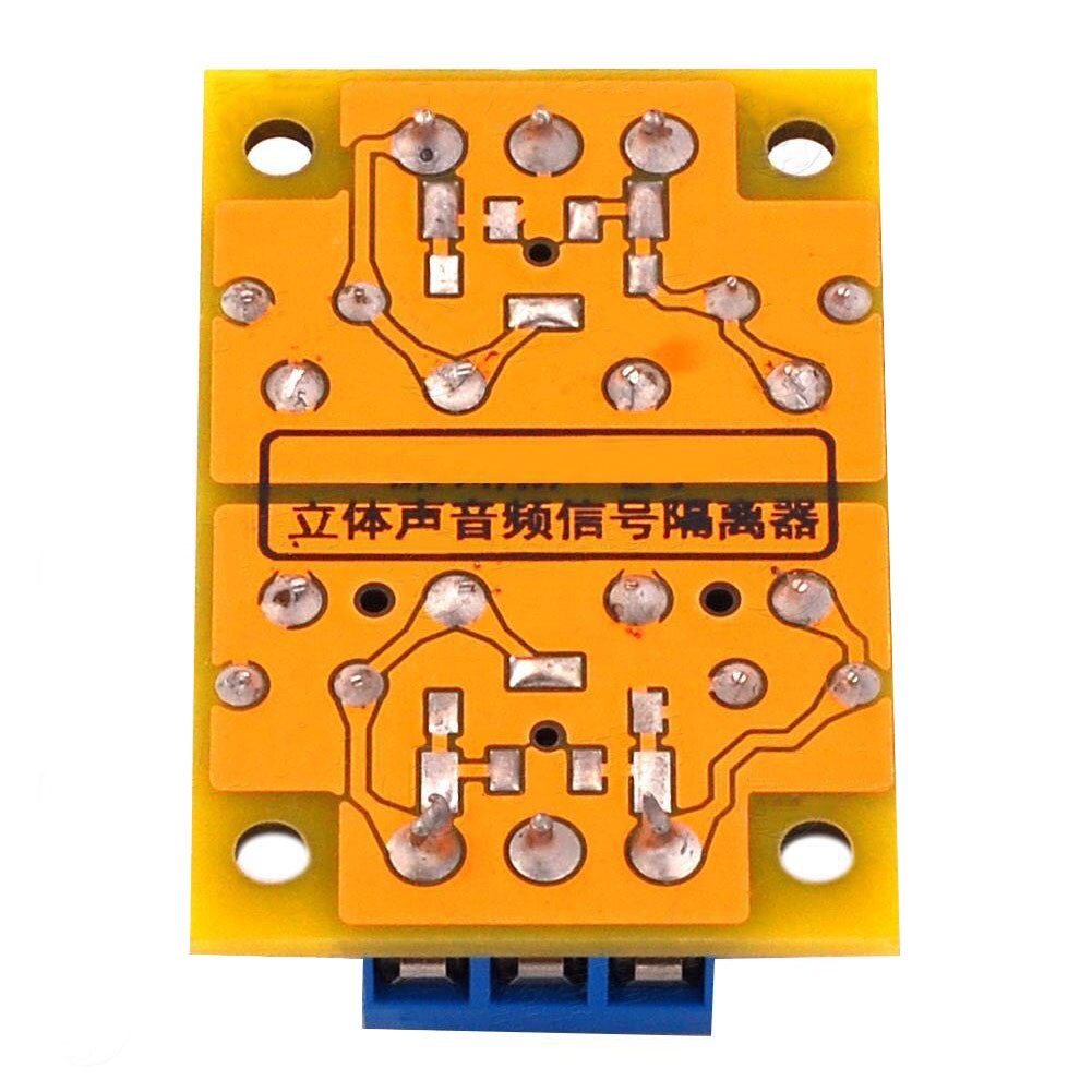 HIFI Full Tone Audio Isolator High Sensitivity Ground Loop Stereo Interference Eliminate Suppressor Signal Noise Reduction