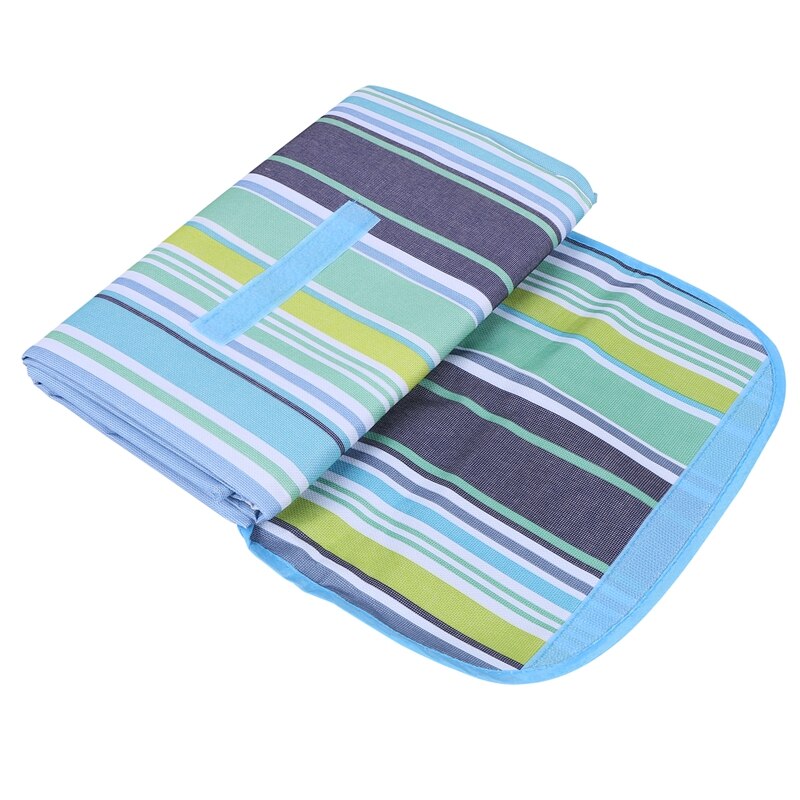 Outdoor Picknickkleed Strand Mat Voor Outdoor Camping Beach Plaid Picknick Mat Vochtbestendige Mat Voor Outdoor Picknick Blauw