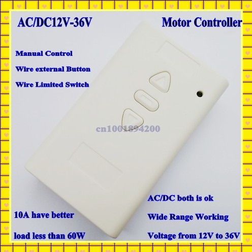 AC DC 12 V 24 V 36 V Motor Afstandsbediening Schak... – Vicedeal