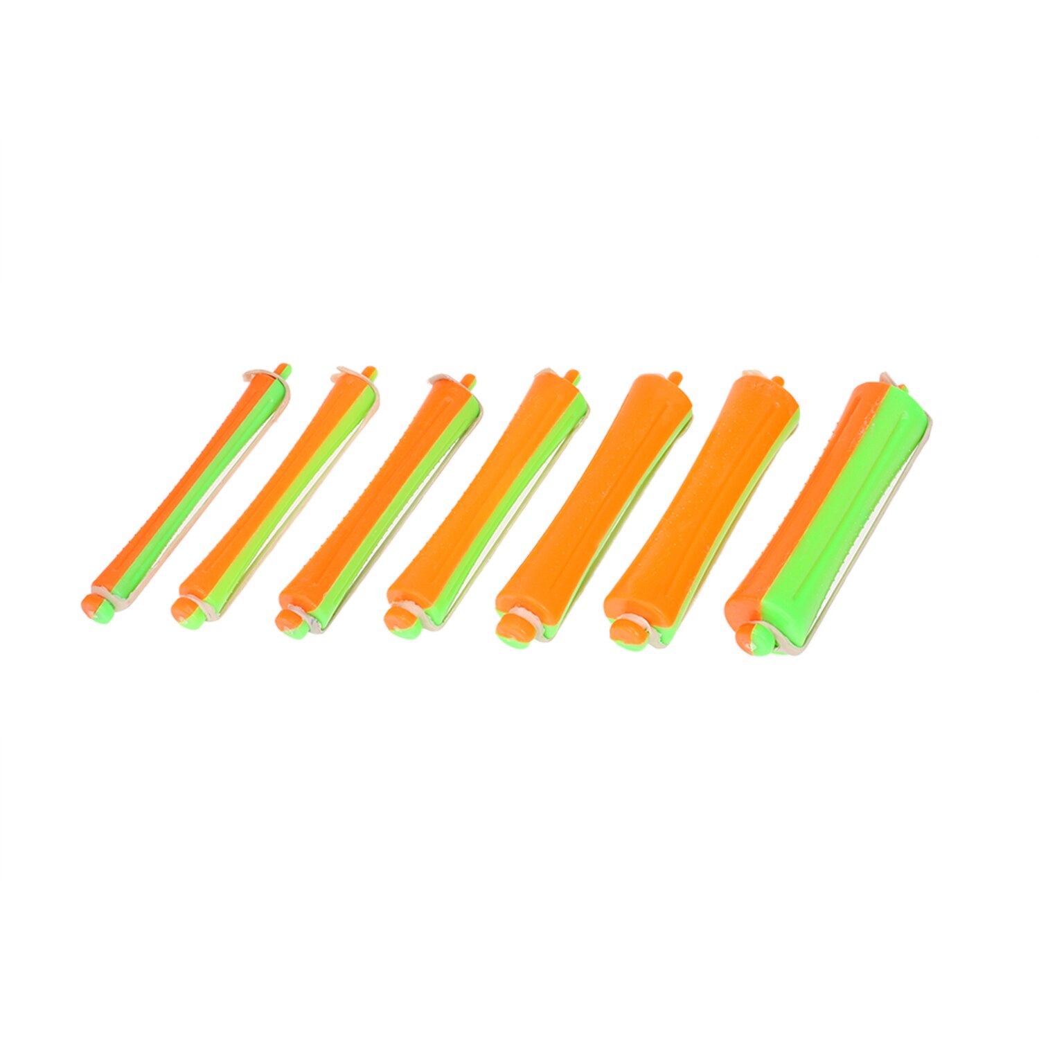 Varillas de permanente con bandas de varilla para permanente, varillas rizadas en frío, surtido de tamaños, rizador permanente, herramientas de salón de belleza de estilismo de cabello DIY, 10 Uds.