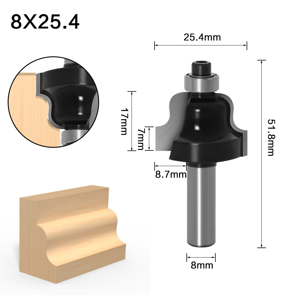 thumbnail image 2 of 1 Pc 8mm Shank Extra Long Blade Cutting Straight Router Bit Woodworking 2 of 14