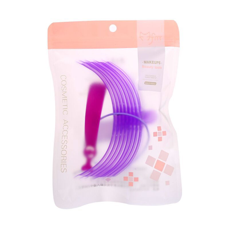 Reusable 8 in 1 Plastic Eyebrow Shaping Templates Helper Eyebrow Stencils Kit Grooming Card Eyebrow Makeup Tools