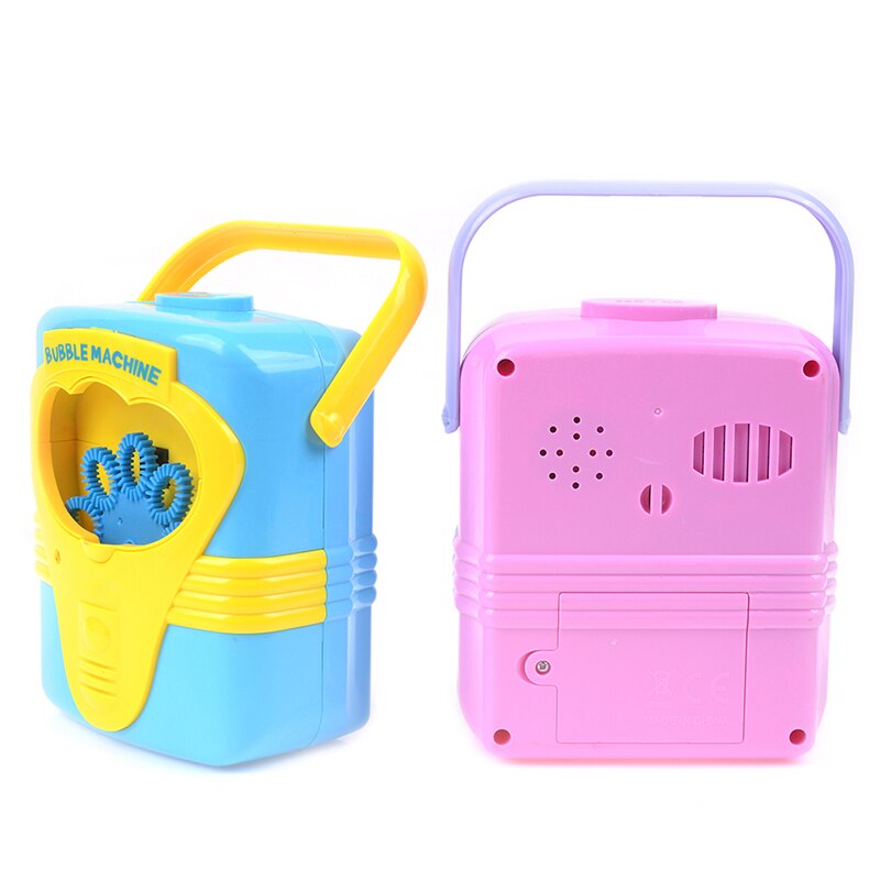 Kids Indoor Outdoor Sports Toy Automatic Electric Handy Bubble Machine Toys Soap Blow Bubbles Blower Maker Bubble Blowing Show