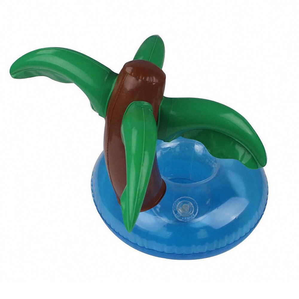 Porte-gobelet gonflable en forme de crabe cerise, 1 pièce, porte-boisson, flotteur de piscine, refroidisseur de bière, jouet de piscine, sous-verres flottants