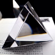 Prisma de cristal de pirámide, Prisma de color compuesto de , piramidal, poliedro, Prisma, 50x50x50mm,