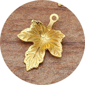 100pcs 12x15mm Brass Leaf Base Filigree Leaf Charms Pendant Setting DIY Accessories For Jewelry Making: Gold plated