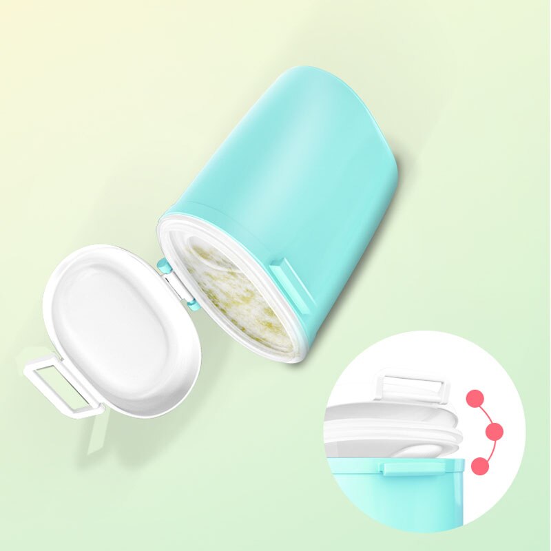 Babymad opbevaring madbeholder pp latexfri baby opbevaringsboks beholdere patchwork til baby mælkepulver