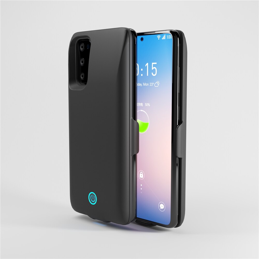Zkfys powerbank deksel til samsung galakse  s20 ultra 5g batteriladeretuier 7000 mah powerbank ladeveske til samsung  s20 Plus