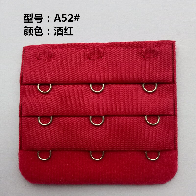 Extensores de sujetador de acero inoxidable para mujer, 3 filas * 3 hebillas, ganchos, hebilla de extensión de ropa interior, accesorios íntimos, 2 unids/lote: Style 23
