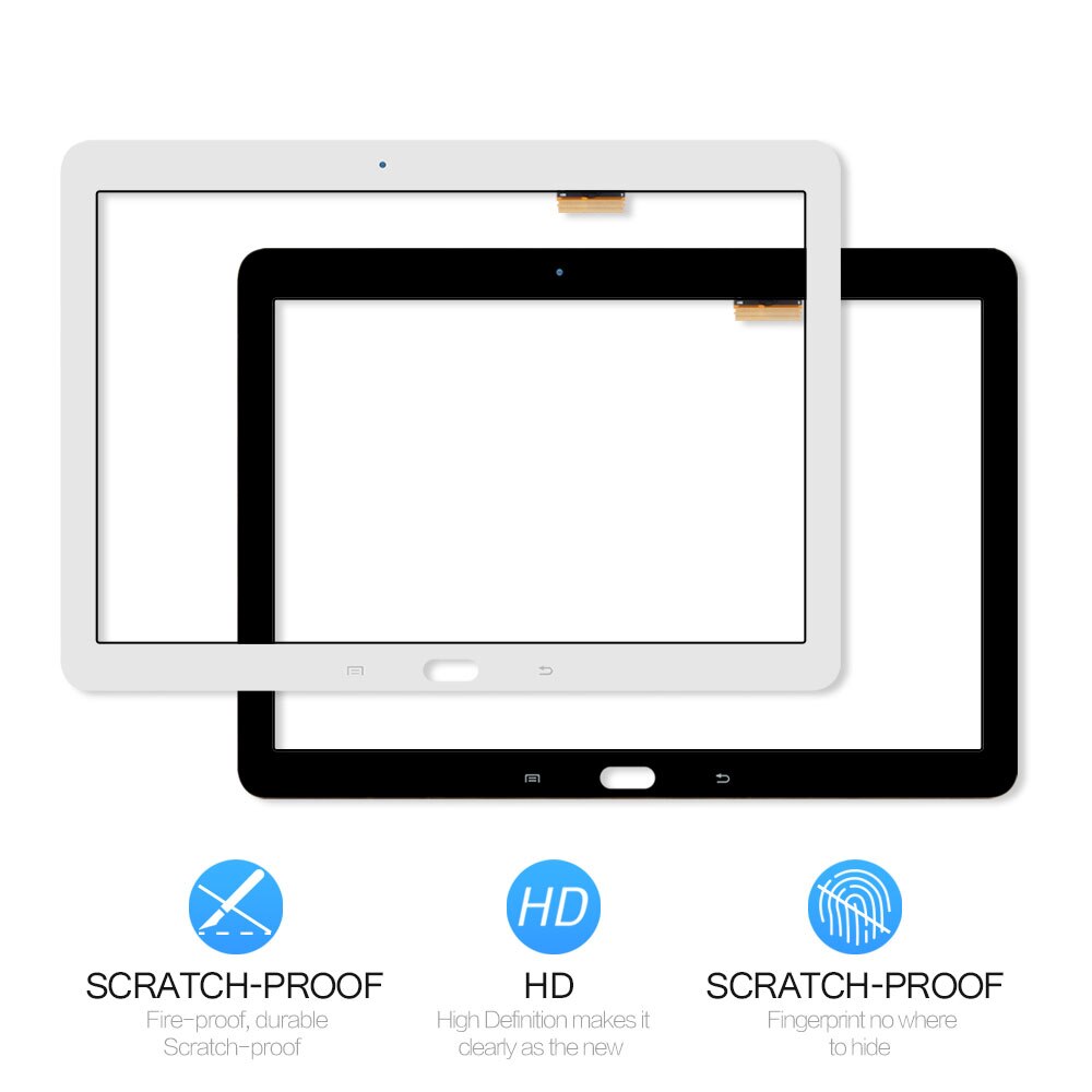 Srjtek 10.1" For Samsung Galaxy Note 10.1 SM-P600 P600 P601 P605 Touch Screen Digitizer Glass Panel Sensor Tablet PC Replacement