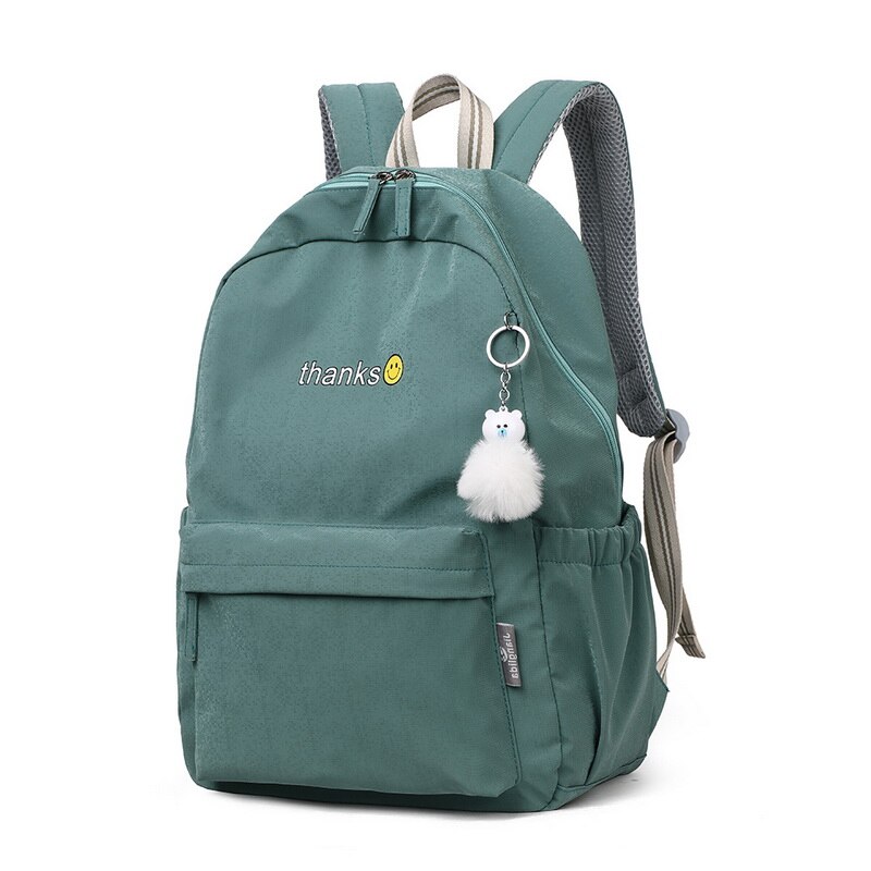 Neue Wasserdichte Frauen Rucksack Japan Stil Solide Rucksäcke Mochila Feminina Mujer Reise Bagpack Teenager Mädchen Schul: greem