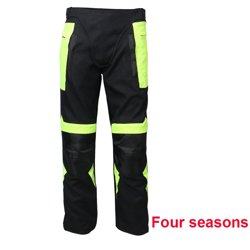 Motorfiets Winter Broek Mannen Warme Protectors Broek Winddicht Motorbike Motocross Ademend Motos Bescherming Riding Broek: L
