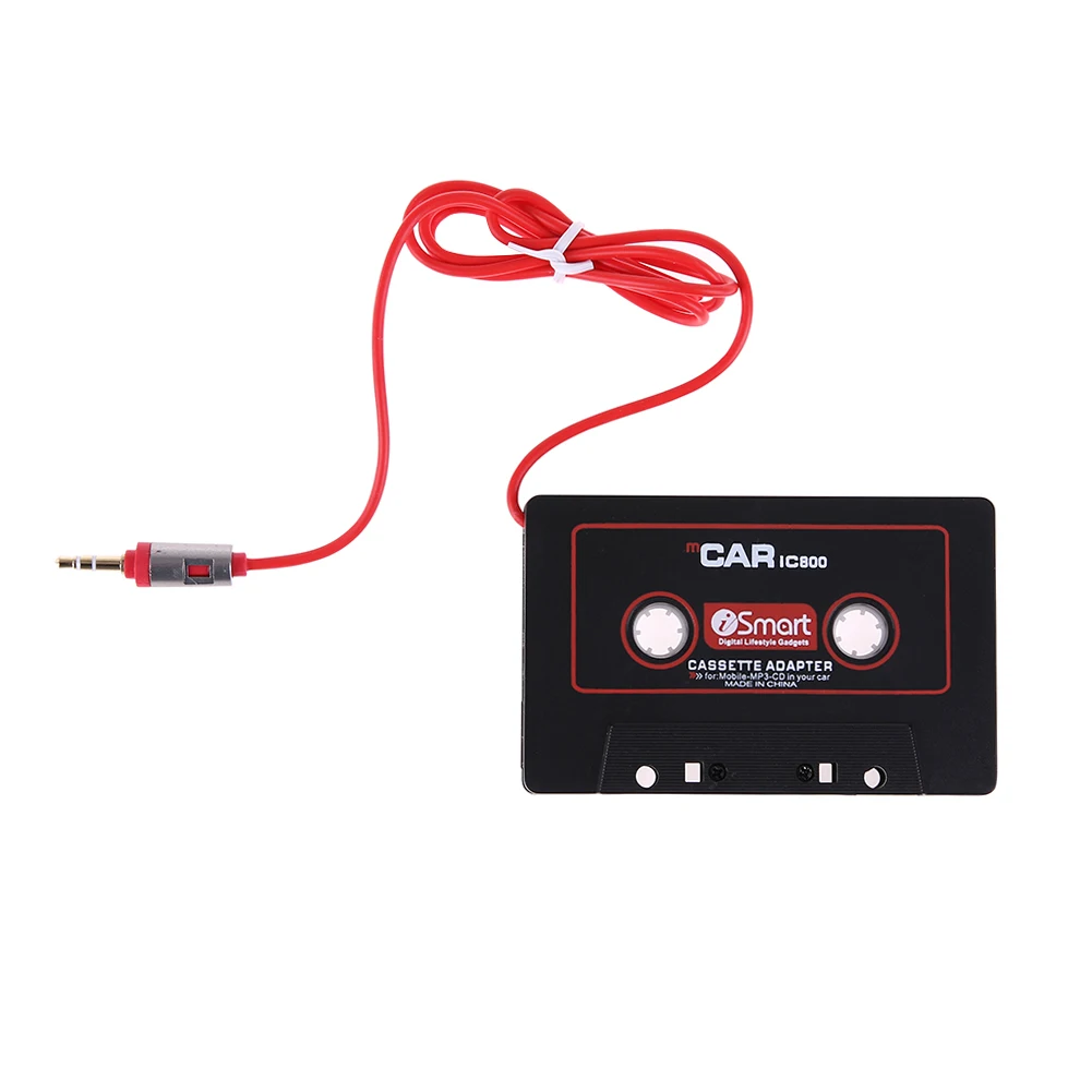 Convertidor de Audio de Cassette para coche, enchufe Jack de 3,5mm, adaptador de cinta de Cassette estéreo para coche, reproductor de cinta de Cable de Audio para iPhone, Cable auxiliar MP3